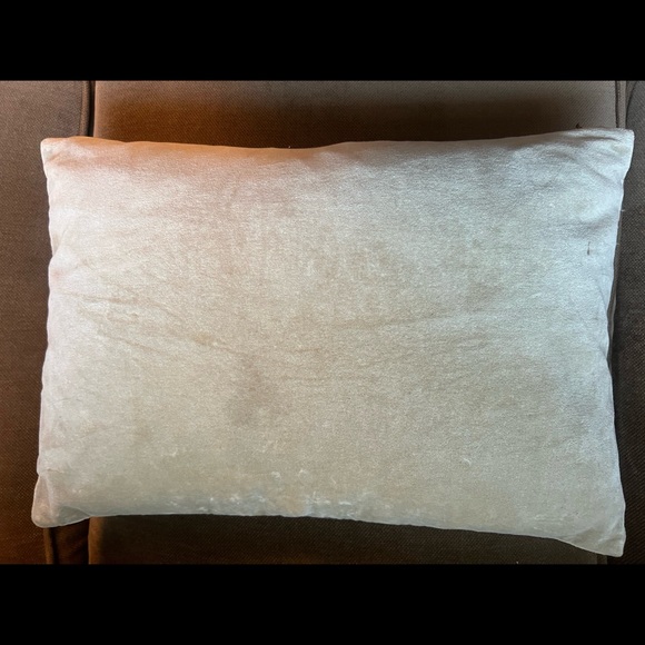 POTTERY BARN Britta Print Cotton Velvet Lumbar Pillow 14x20 - Set of 2 - Picture 6 of 14